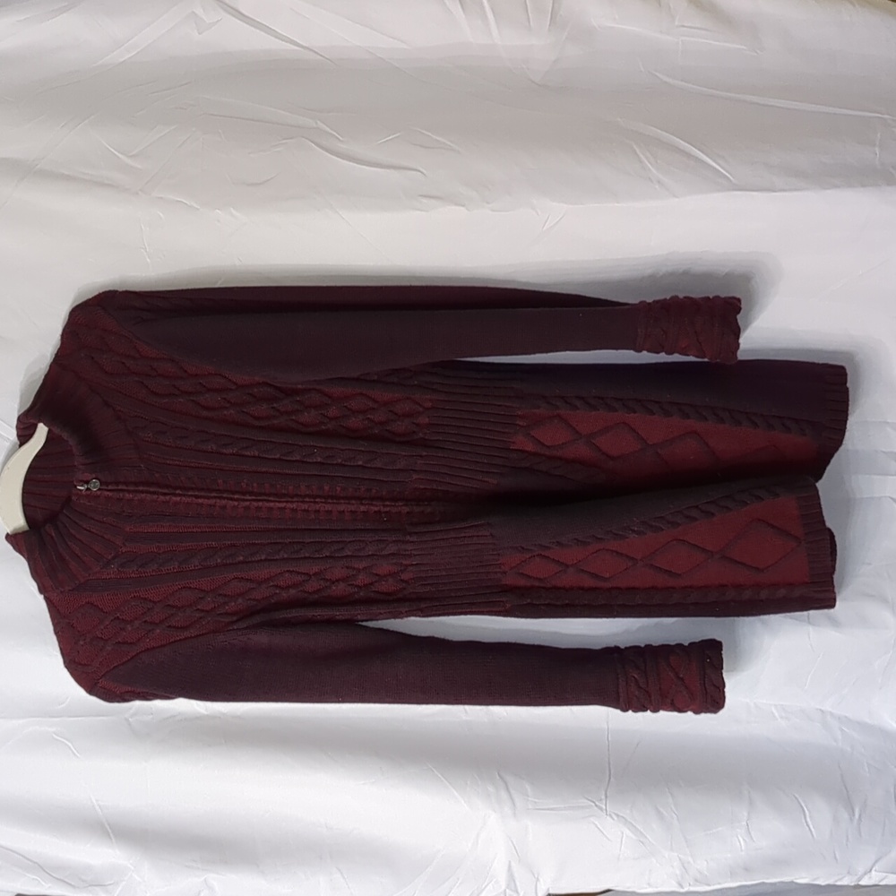 Athleta • Cable Knit Chunky Zip Front Dress